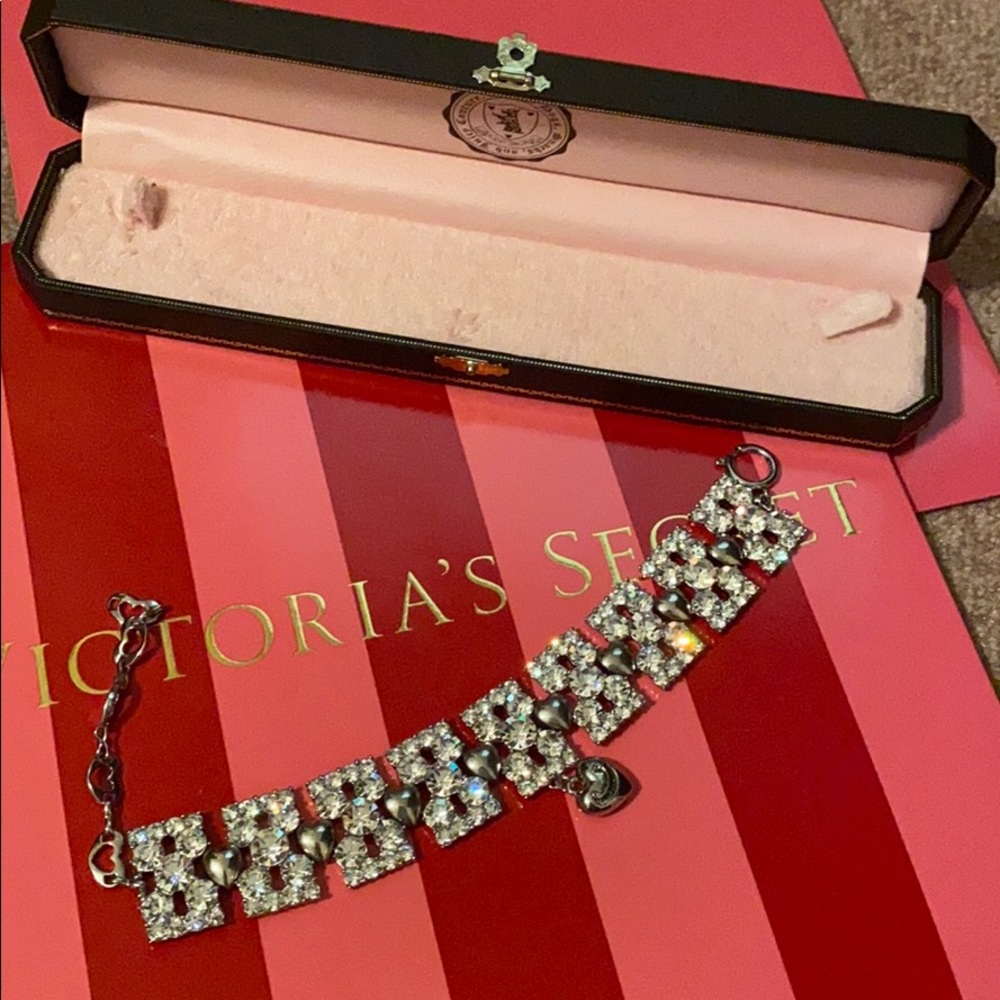 NEW JUICY COUTURE DOG COLLAR DIAMOND NECKLACE RHINESTONE BLING PAVE SWAROVSKI - Picture 8 of 16